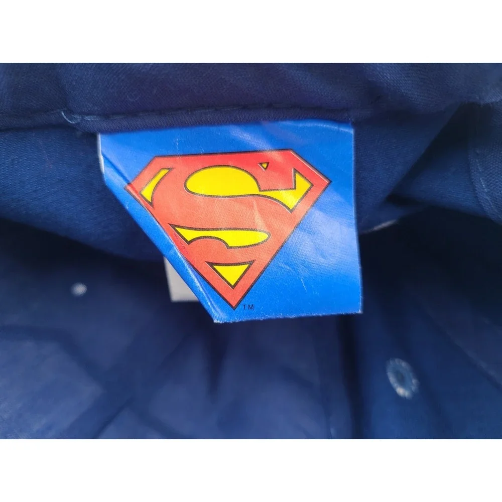 Youth Superman DC Comics Adjustable Hat Cap Baseball Child Kids Boys Girls Blue‎